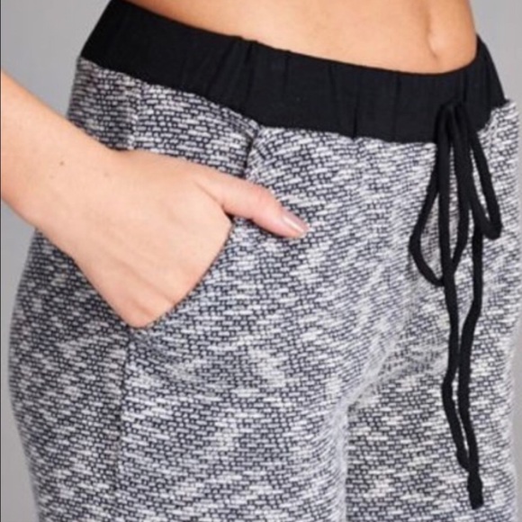 Gray & black jogger lounge pants - Picture 5 of 5